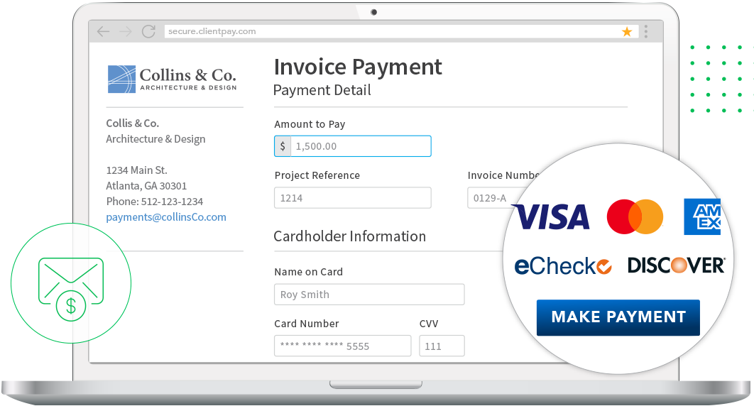 ClientPay Payment Detail Screen