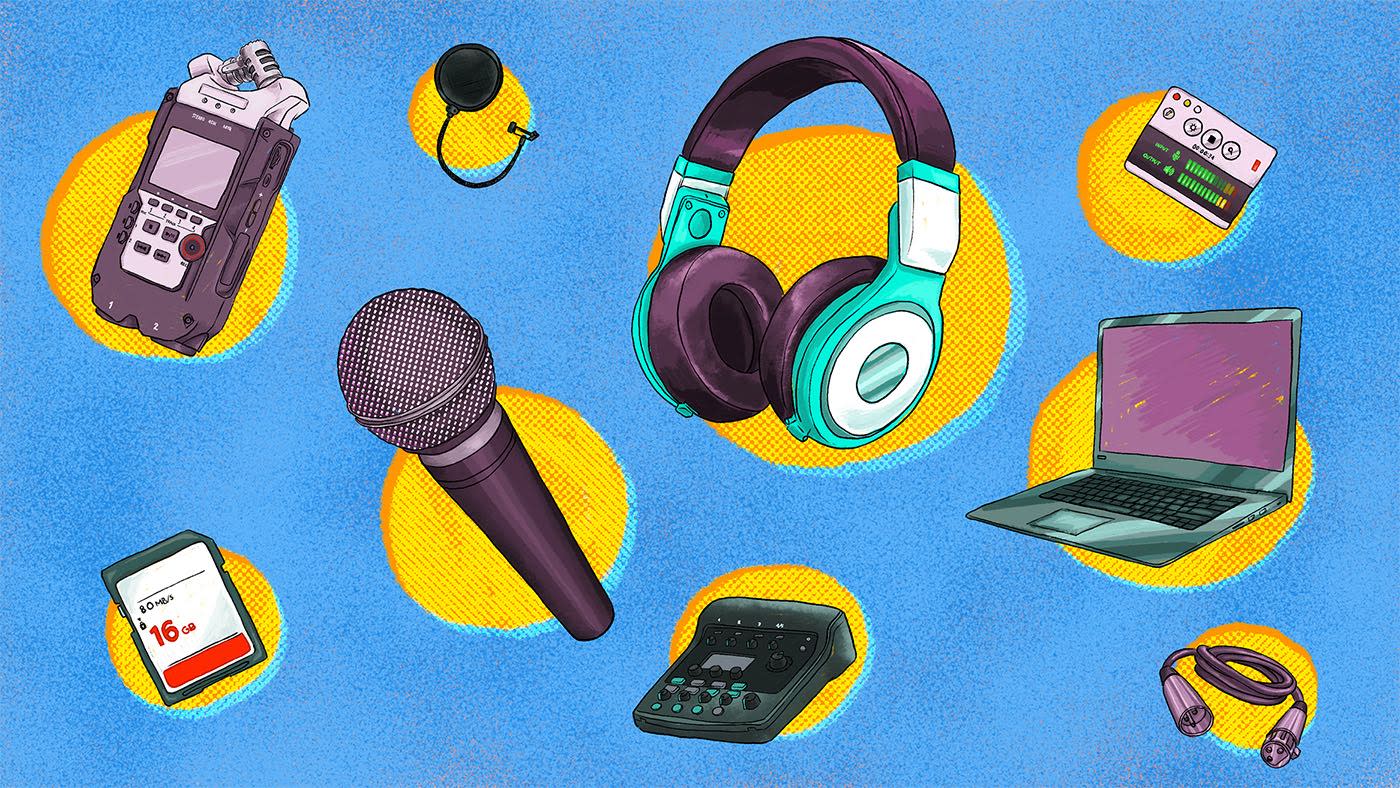 Gear Essentials, Illustration by Michelle Kondrich Gear Essentials, Illustration by Michelle Kondrich