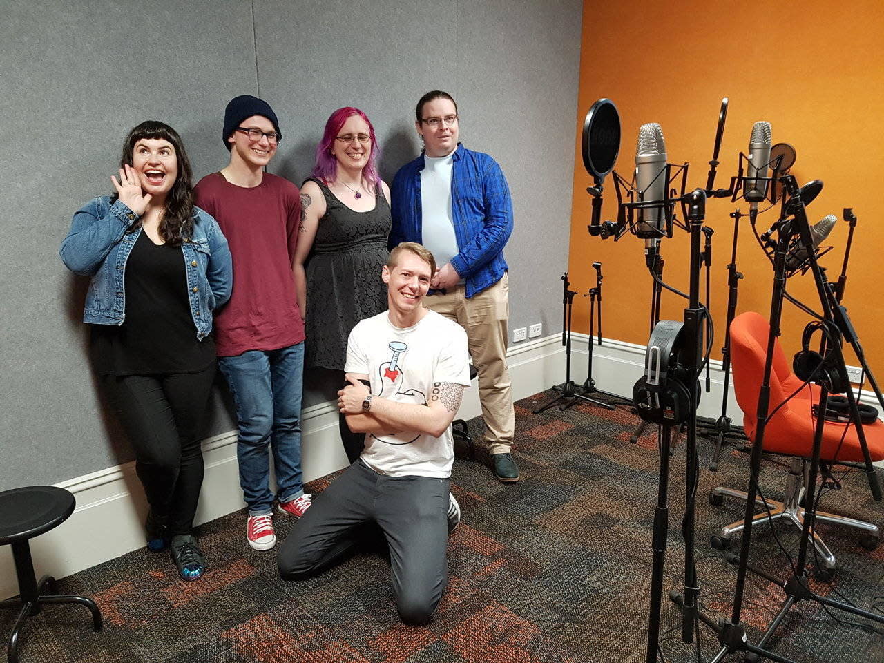 From left: Tahlia Celenn, Kermie Breyden, Abigail Michelle, Ben Harberts, Lee Davis-Thalbourne, Photo by Erin Kyan From left: Tahlia Celenn, Kermie Breyden, Abigail Michelle, Ben Harberts, Lee Davis-Thalbourne, Photo by Erin Kyan