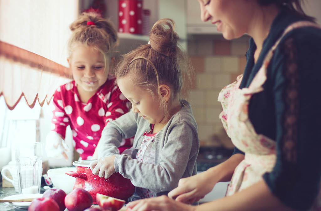 Getting your kids in the kitchen to help with the meal can build confidence and ownership in a dish for picky eaters, making them more willing to try something new.