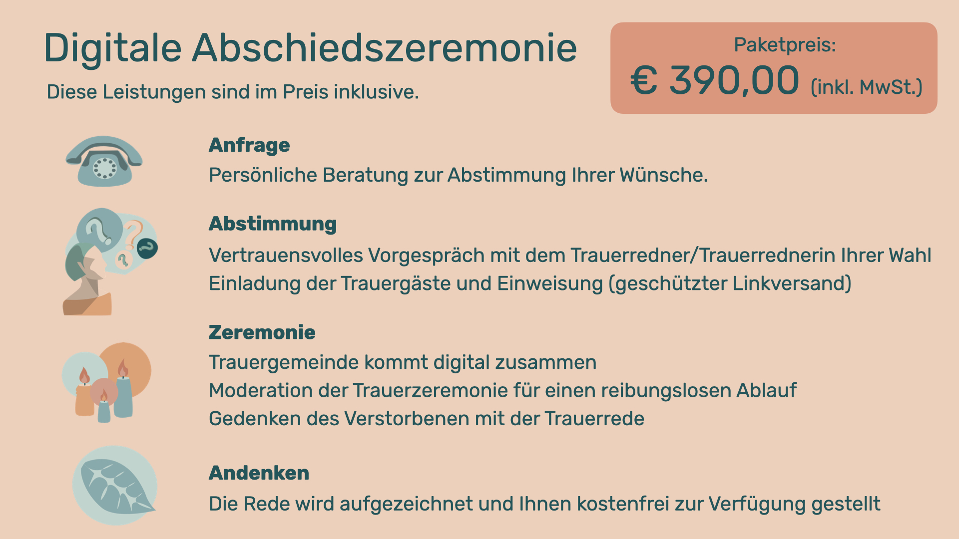 Digitale Abschiedszeremonie Digitale Abschiedszeremonie