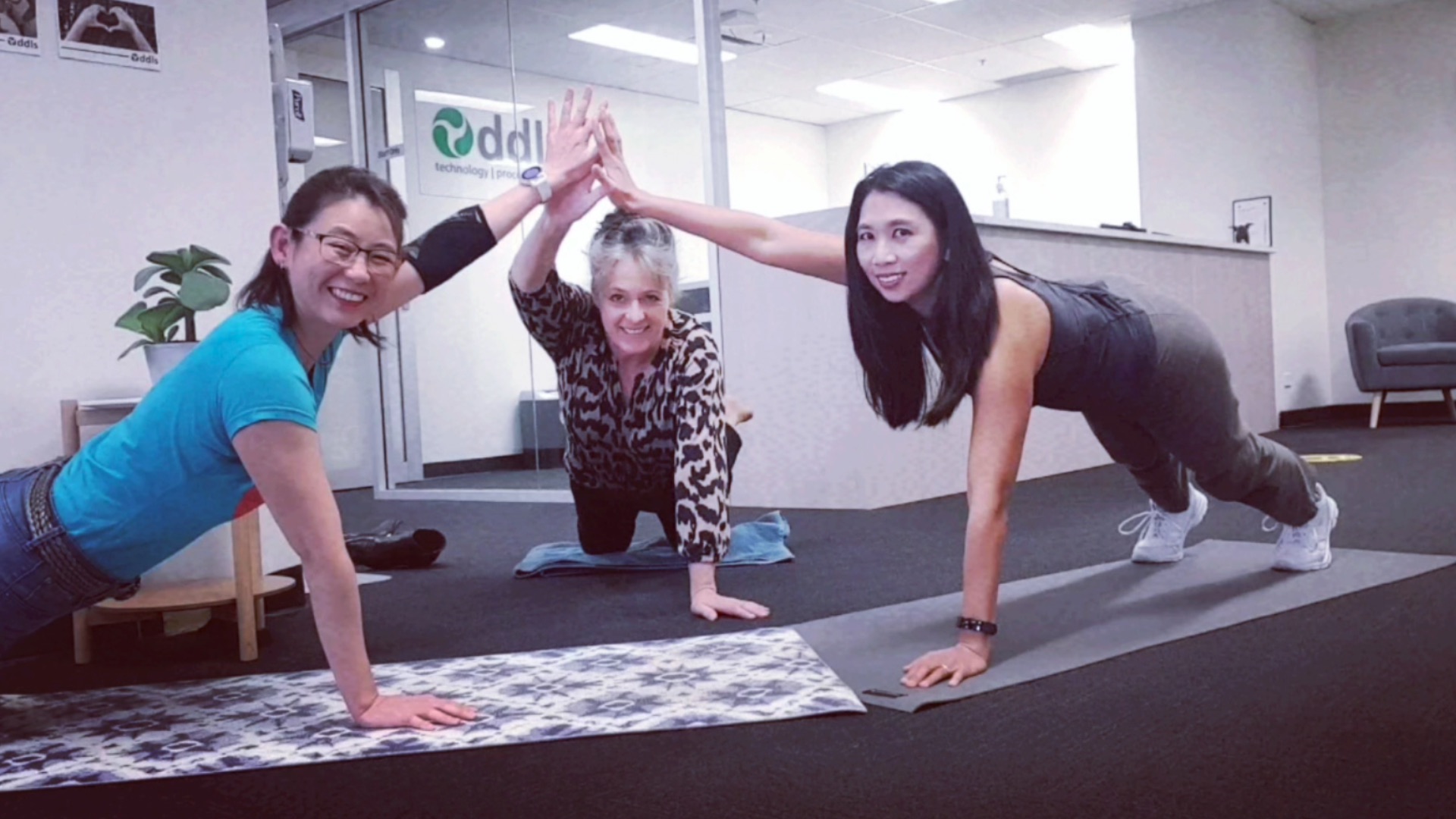 Staying Fit & Tight Knit DDLS Joins the Push Up Challenge, Organised by our CSR IMPPACT Team - DDLS Team