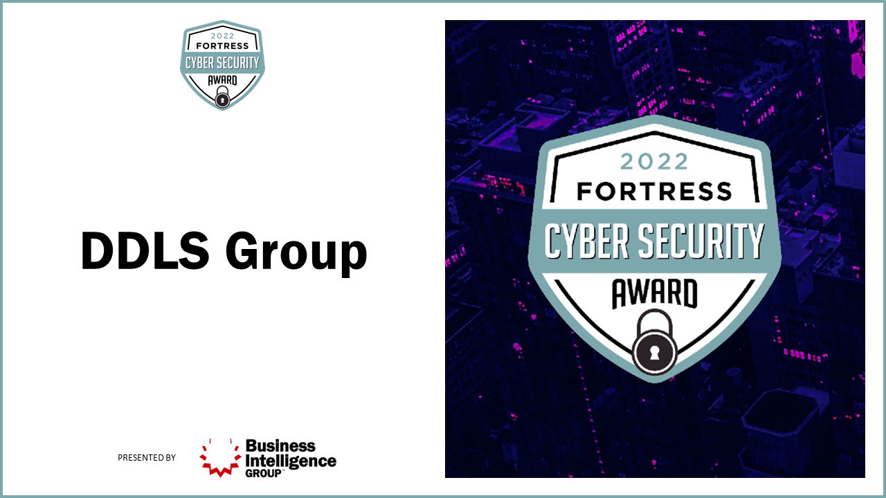 DDLS Group's Innovative Training Programs Win 2022 Fortress Cyber Security Award - Award