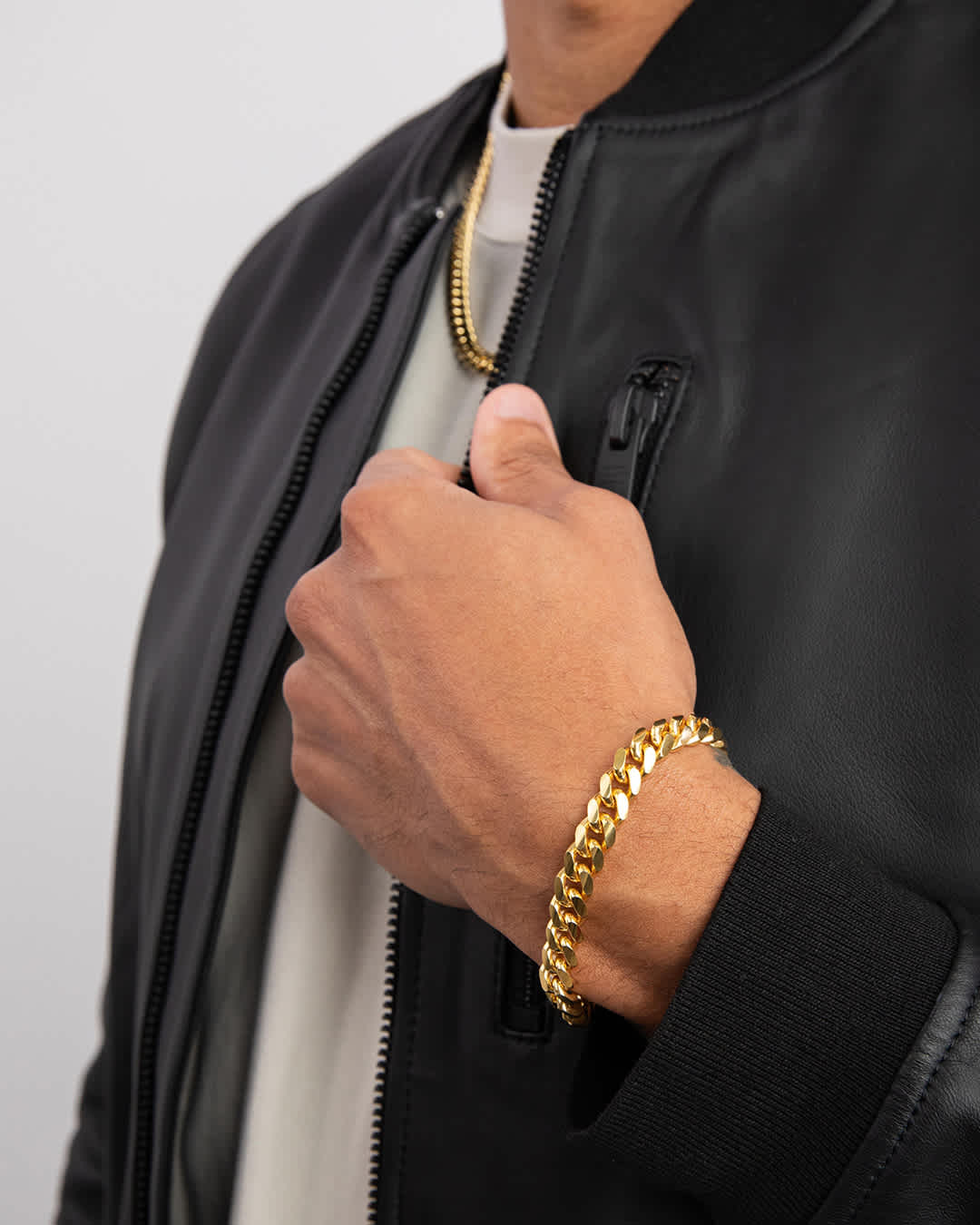 Italian Made - Cuban Bracelet Gold Bonded