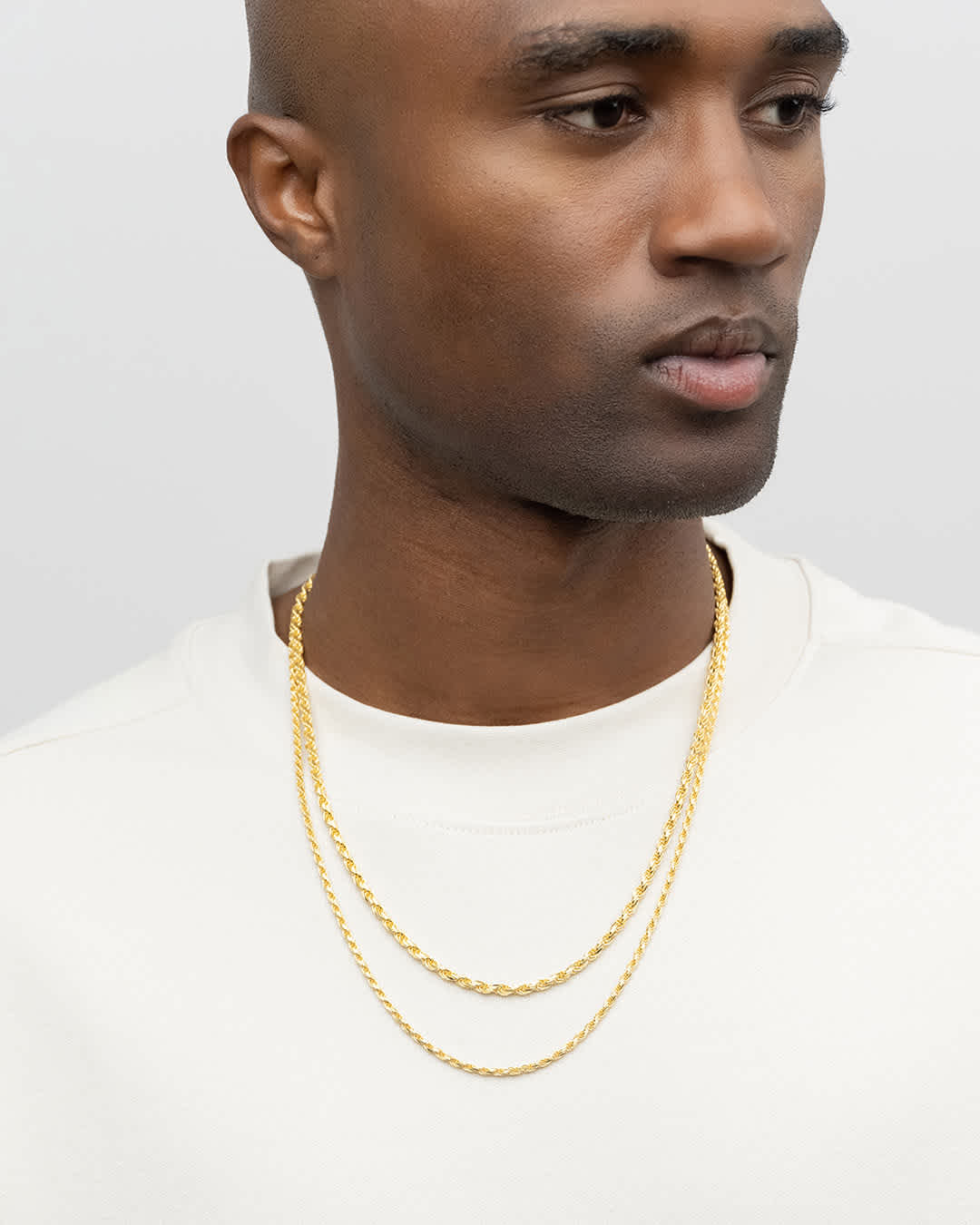 Timeless Style - Rope Stack Gold Bonded
