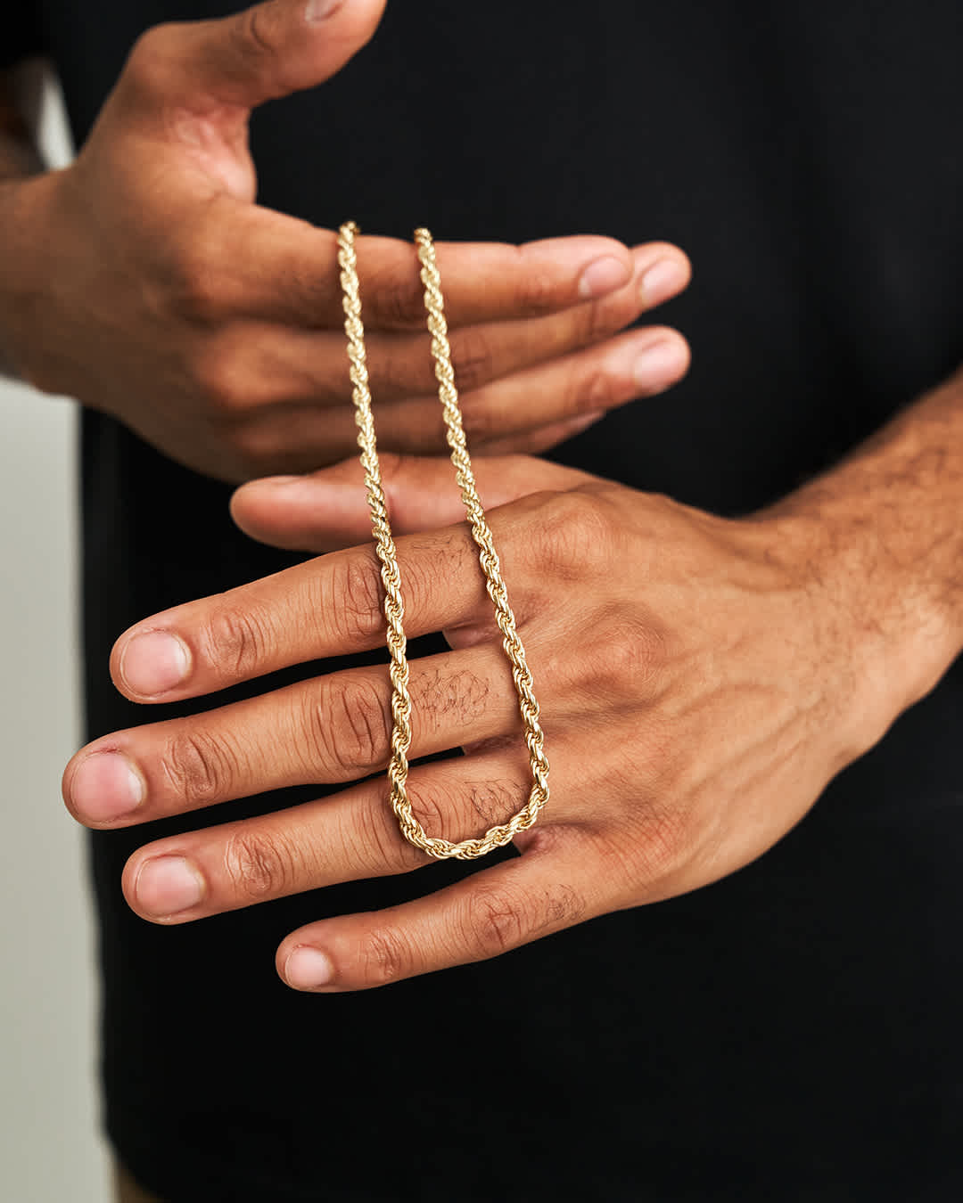 Italian Made - Rope Chain Gold Bonded