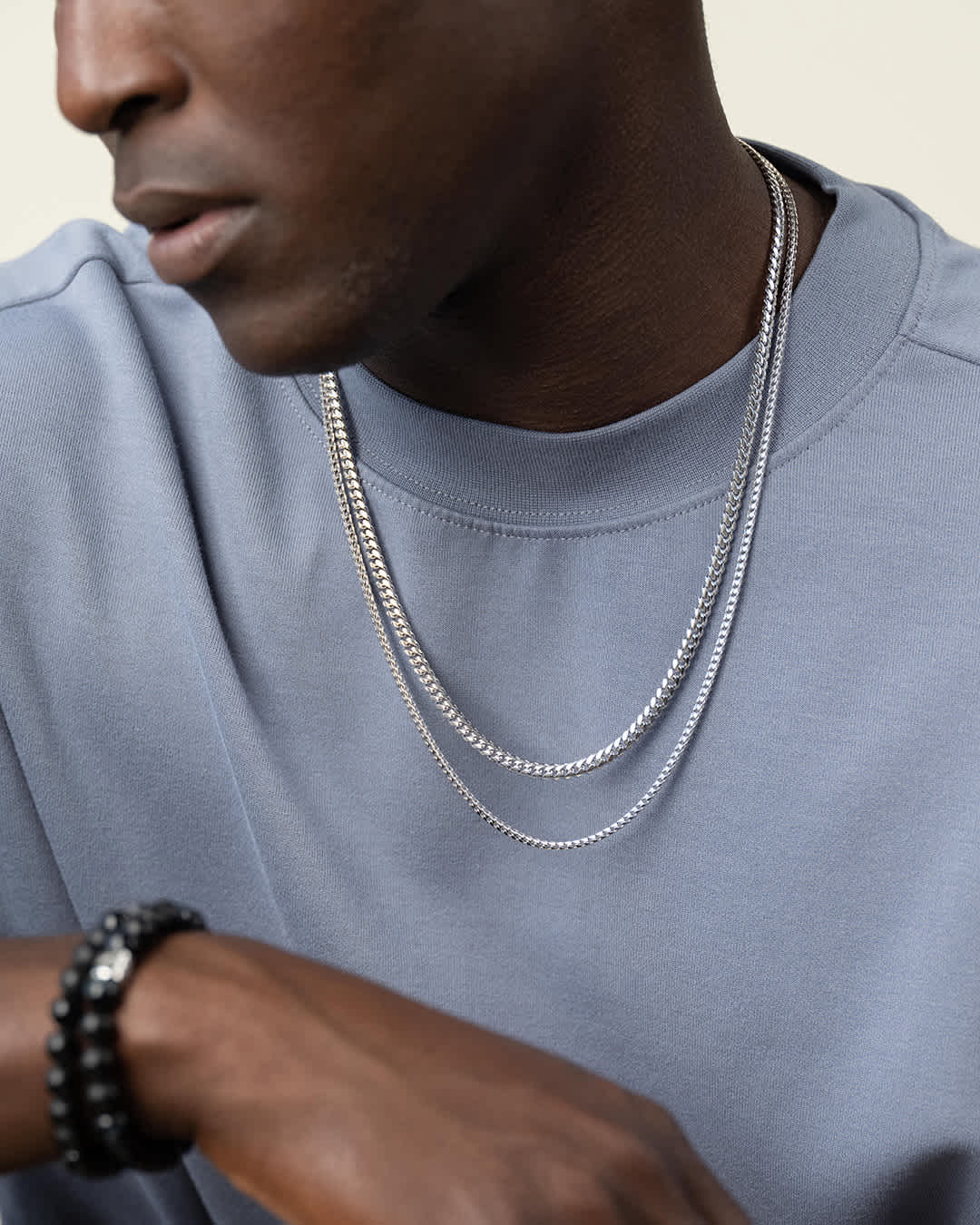 Timeless Style - Cuban + Franco Silver