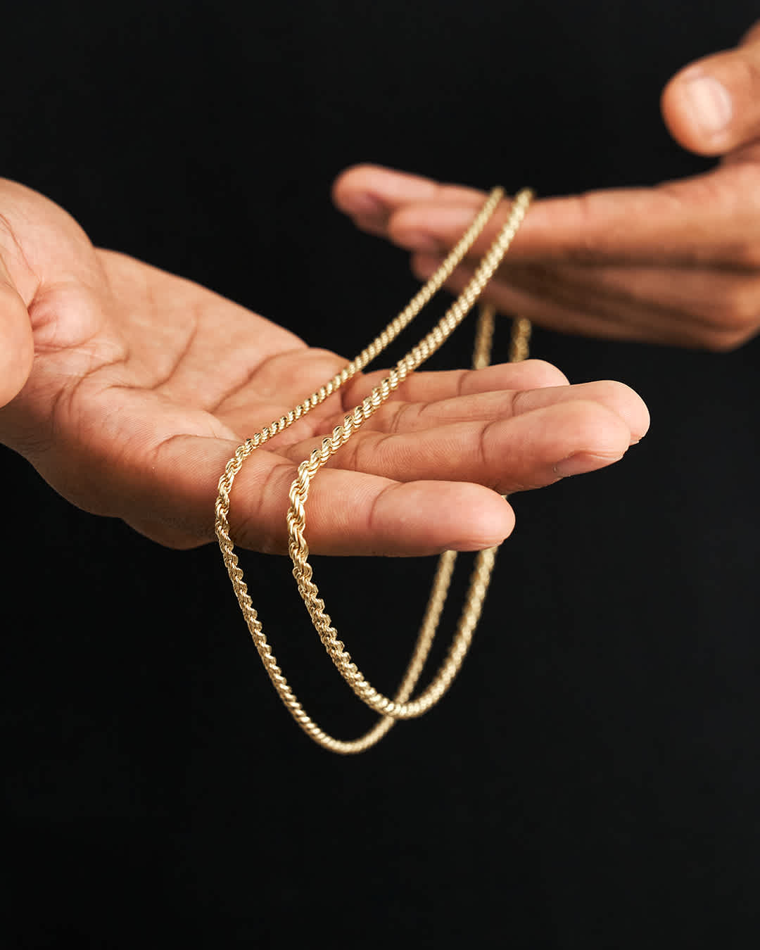No Compromises - Rope Chain Gold Bonded