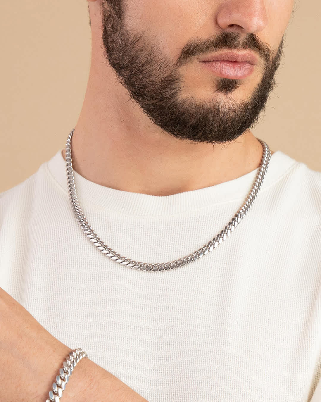 Italian-Made - Cuban Chain Silver