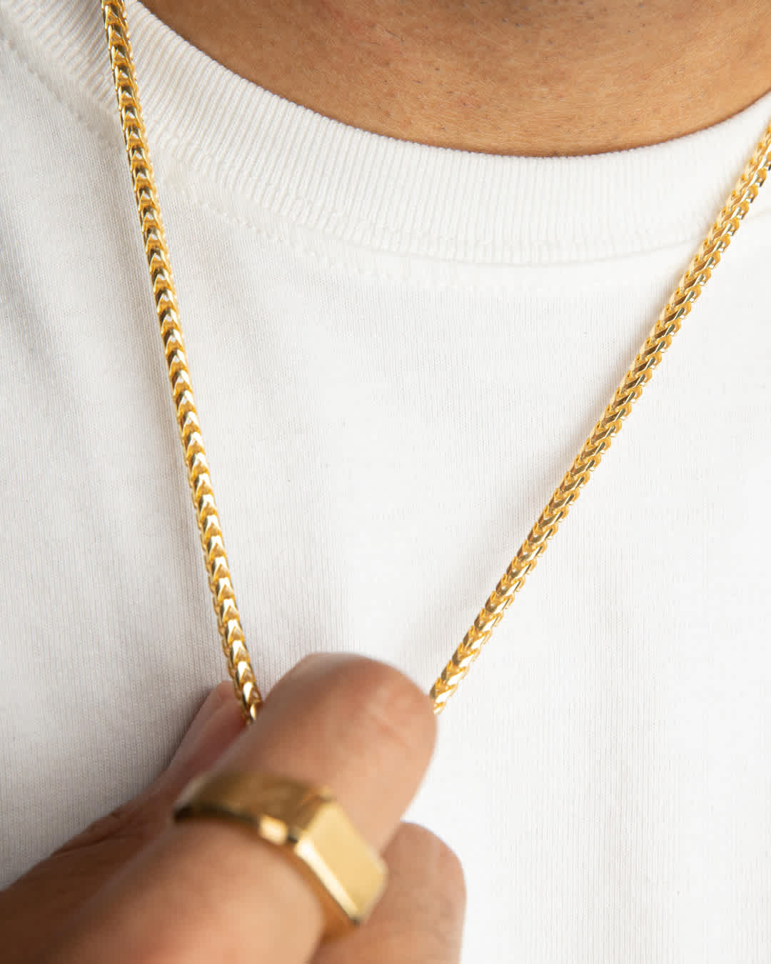 Italian Made - Franco Chain Gold Bonded