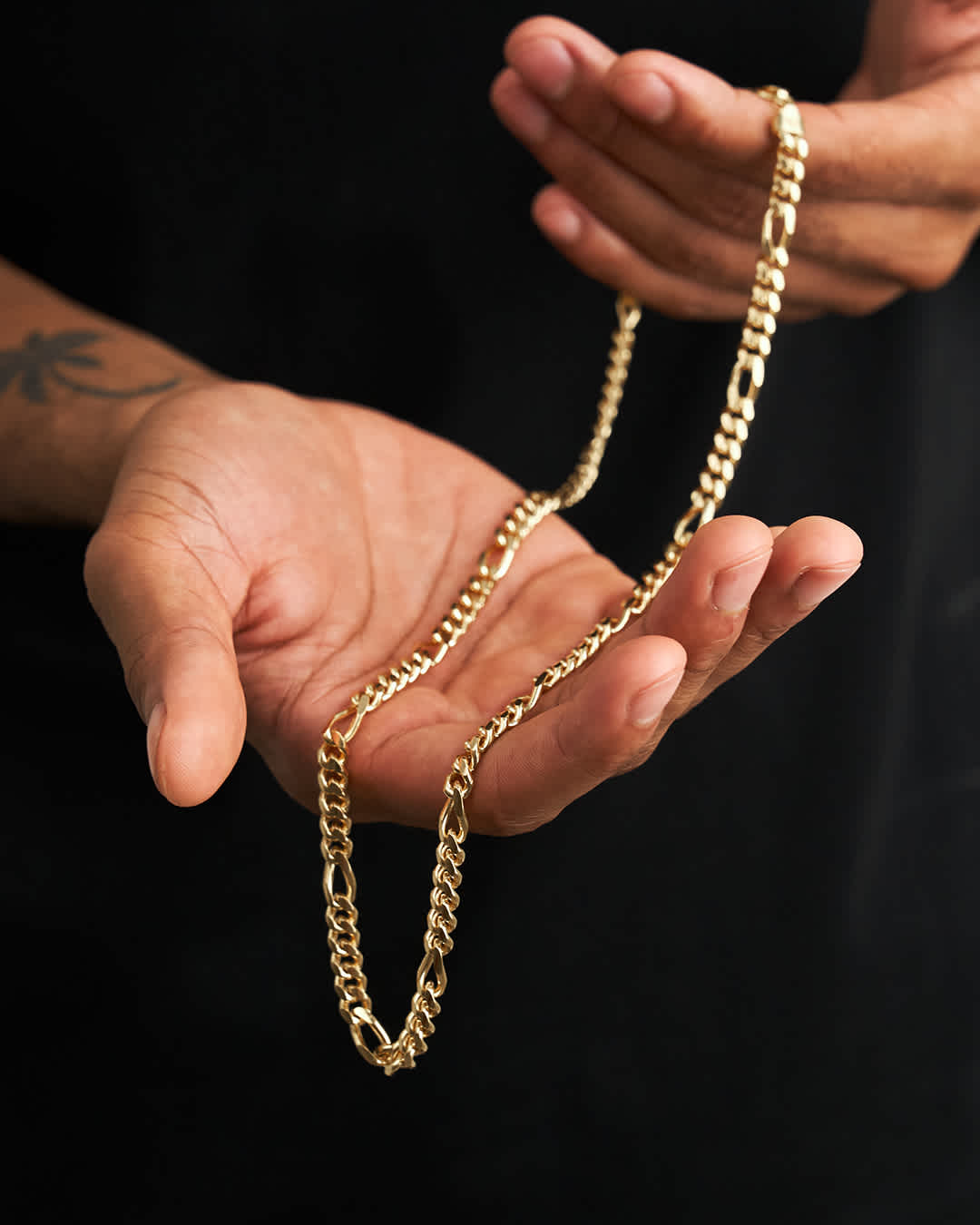 Italian Made - Figaro Chain Gold Bonded