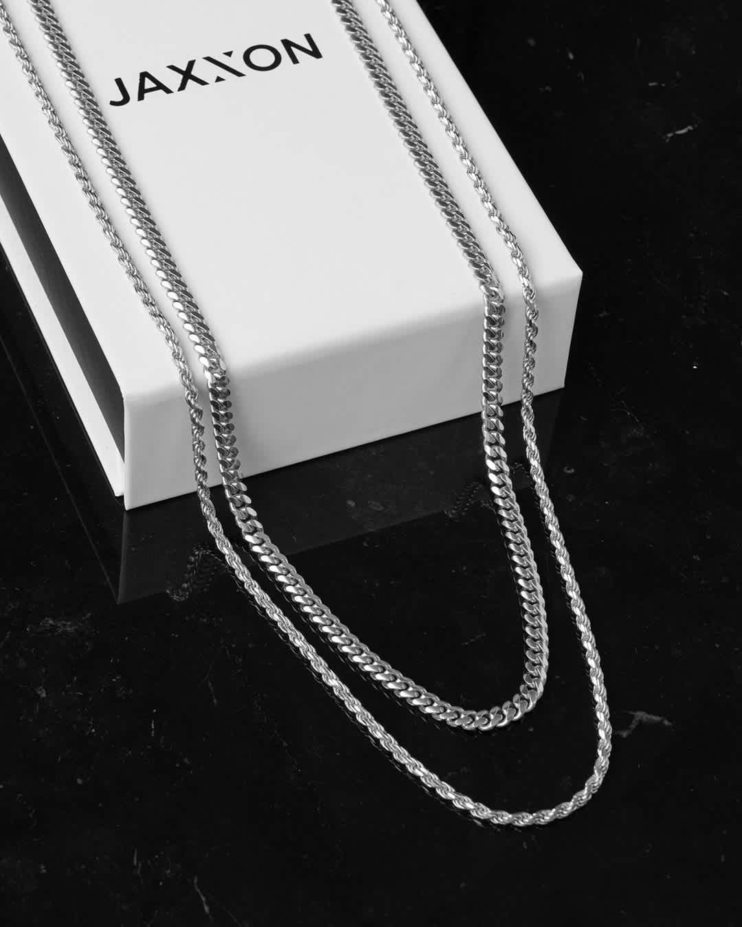 No Compromises - Cuban + Rope Silver