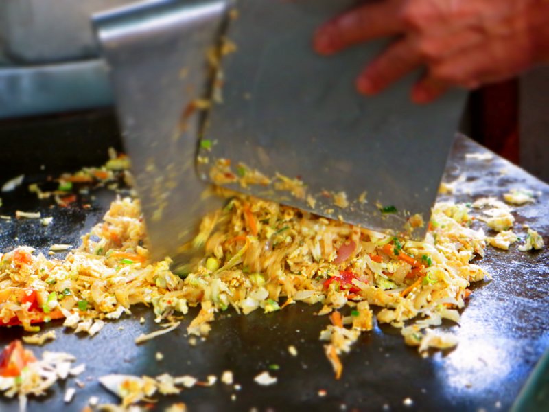 Making Kottu in Sri Lanka