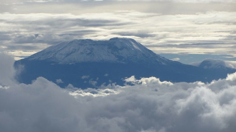 Kilimanjaro in the clouds