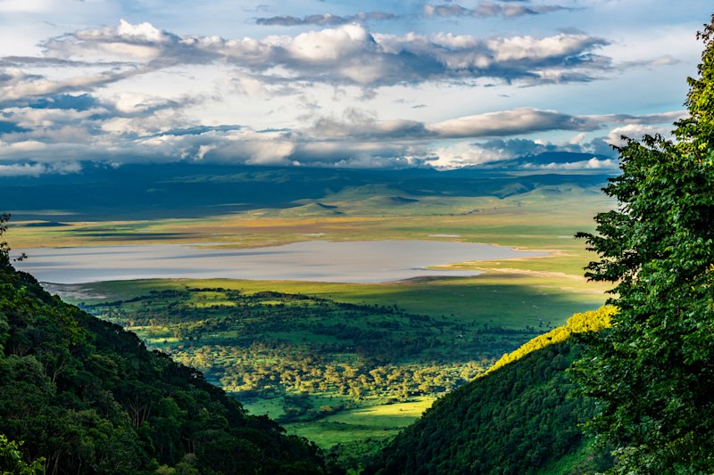 Ngorongoro Crater in wet season