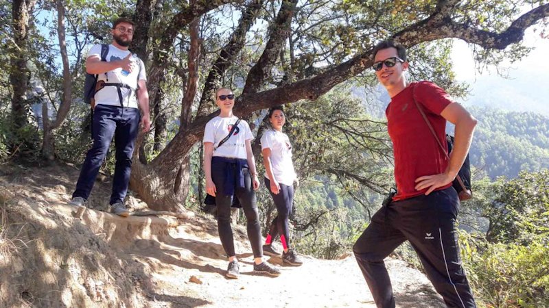 hike to Tiger's Nest, Bhutan