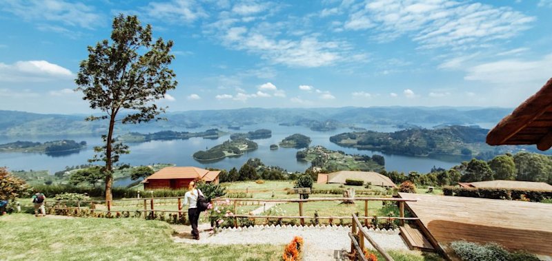 View of Lake Bunyonyi