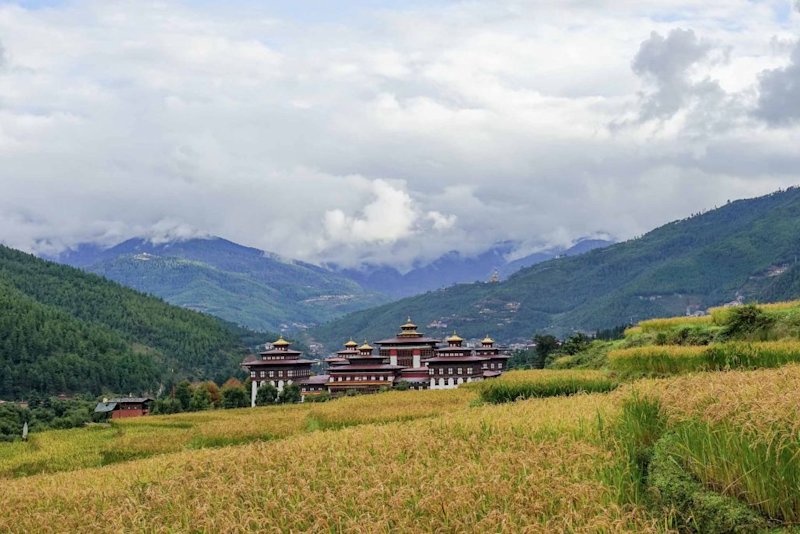 Tashichho Dzong in Thimphu