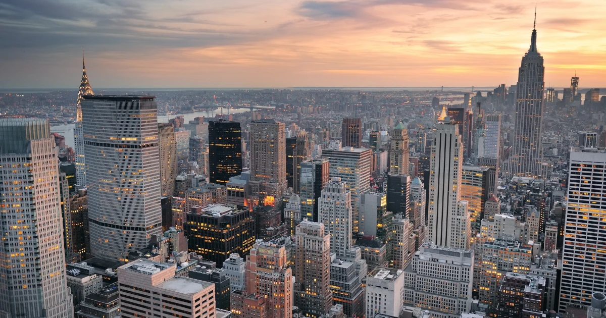 A view of New York City from above | Swyft Filings