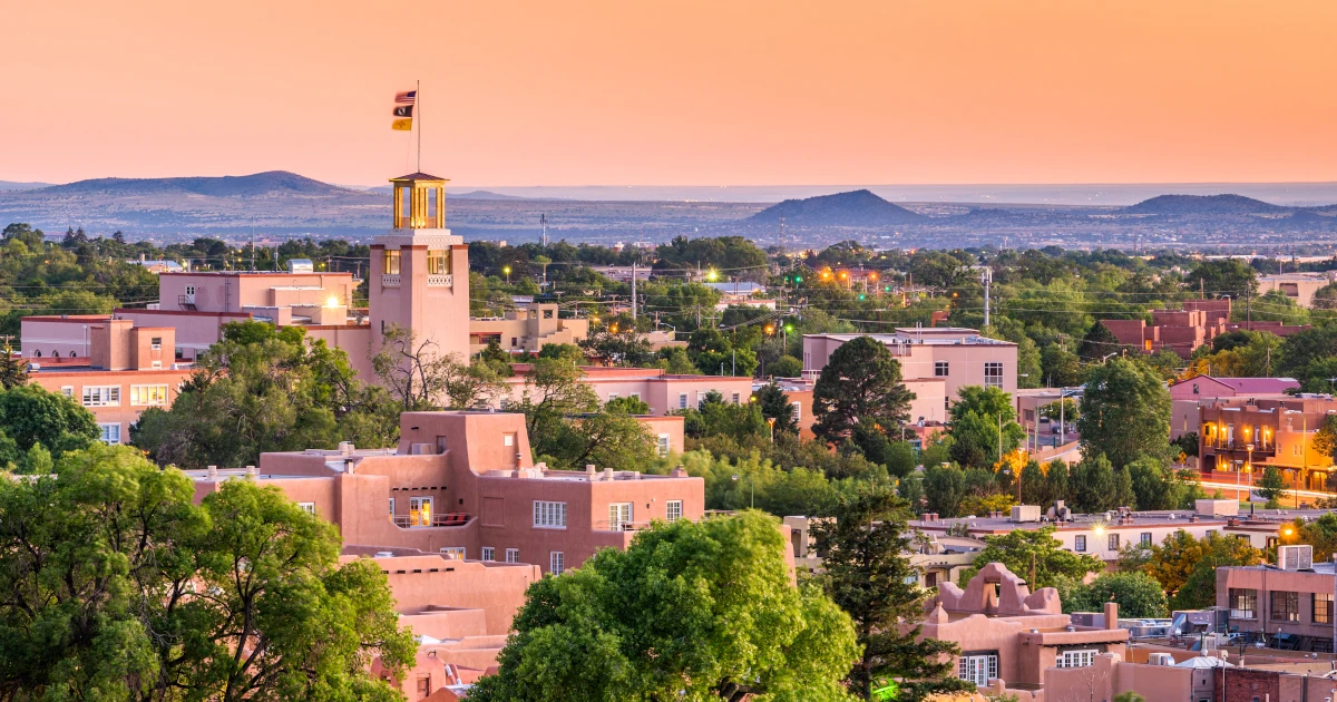 A view of the Santa Fe skyline in New Mexico | Swyft Filings