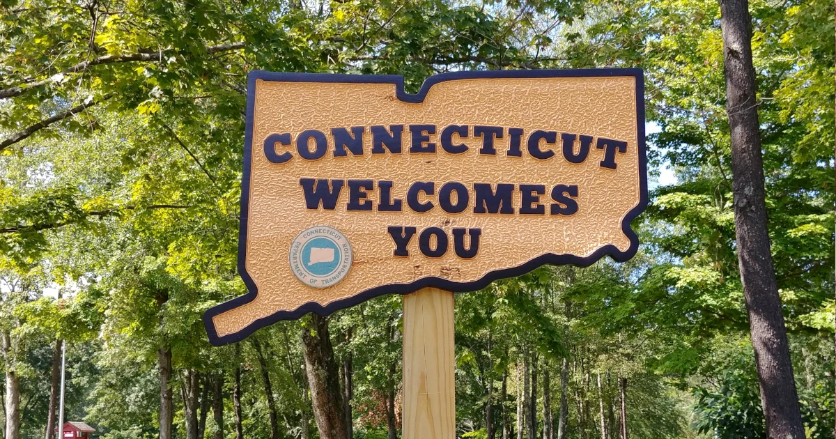 Welcome to Connecticut Sign
