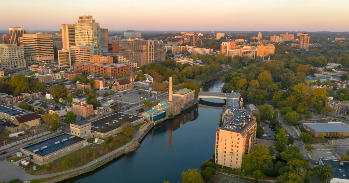 A birds eye view of the city of Wilmington in Delaware | Swyft Filings