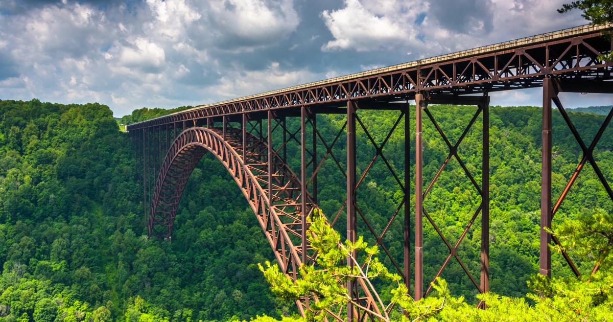A bridge over the New River Gorge in West Virginia | Swyft Filings