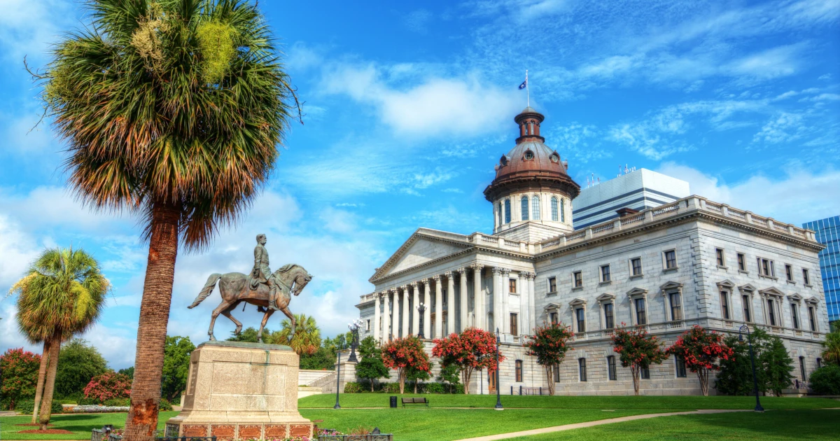 The South Carolina State House in Columbia