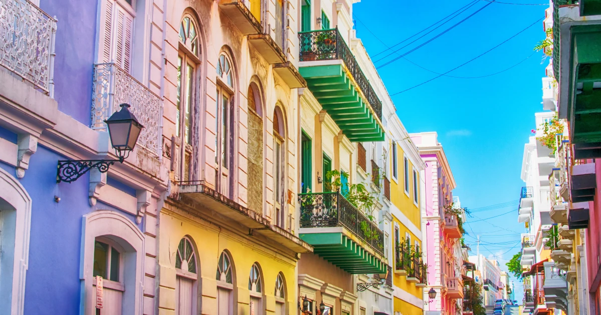 A colorful road in Old San Juan, Puerto Rico | Swyft Filings