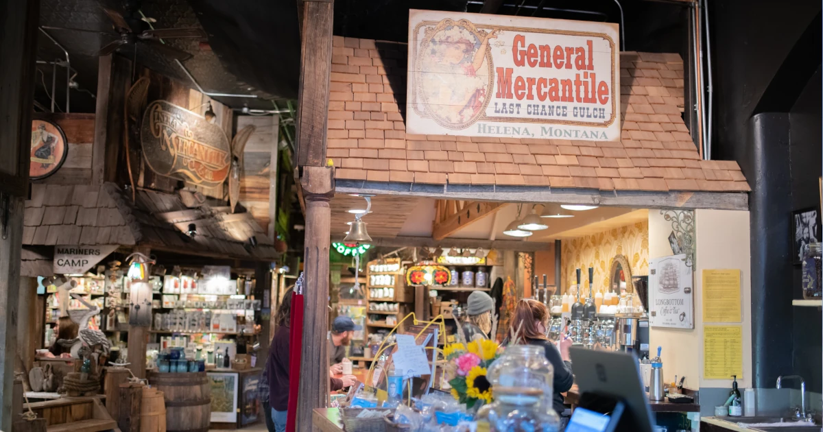 General store and market in Montana