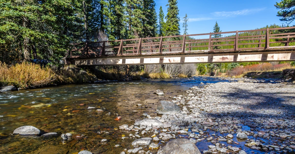 A bridge over a river in Montana | Swyft Filings