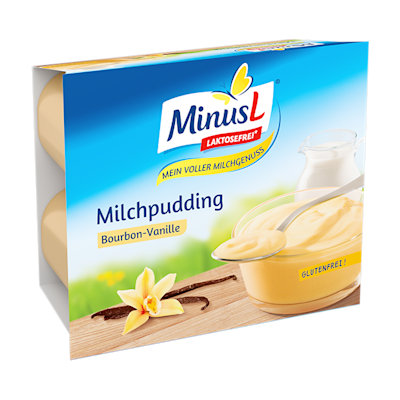Milchpudding Bourbon-Vanille 4x125g