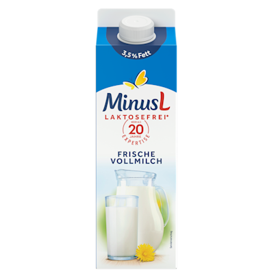 Frische Vollmilch 3,5 % Fett 1L