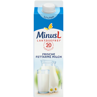 Frische fettarme Milch 1,5% Fett 1L
