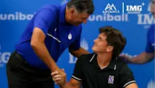 Advance NIL and IMG Academy+ "The NIL Collection" overview graphic featuring IMG Academy student-athletes engaging in name, image, and likeness opportunities.