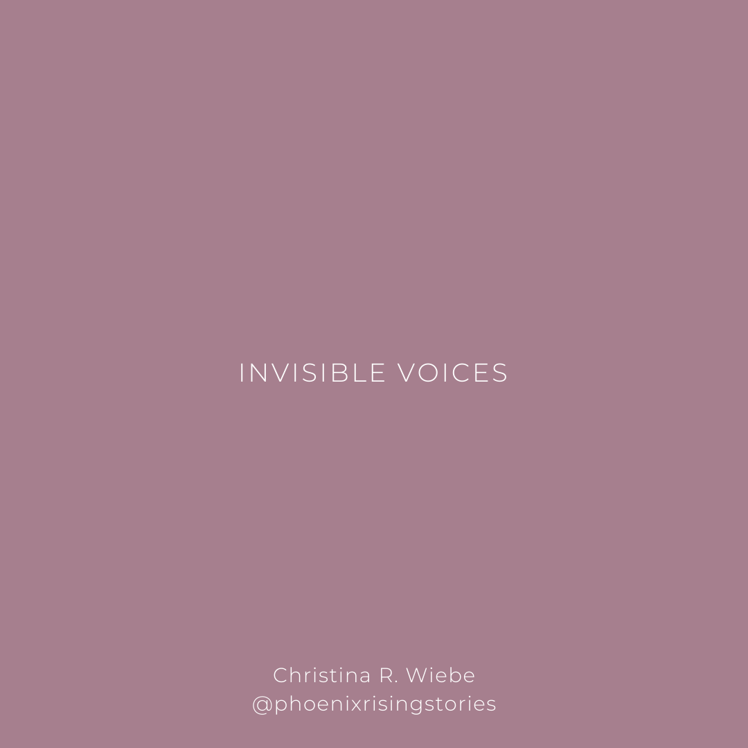 Invisible Voices Pink