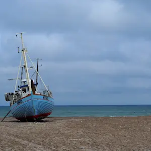 stranded boat