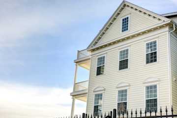 New White Siding installation on Central Park, CO Home