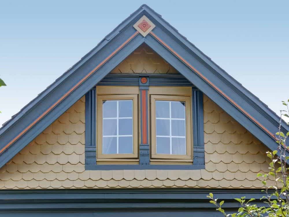 Cedar accent bungalow style home