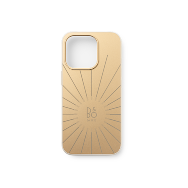 Iphone 16 pro aluminium cover in gold tone