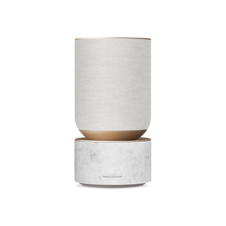 Beosound Balance White Marble with Wallpaper Design Award