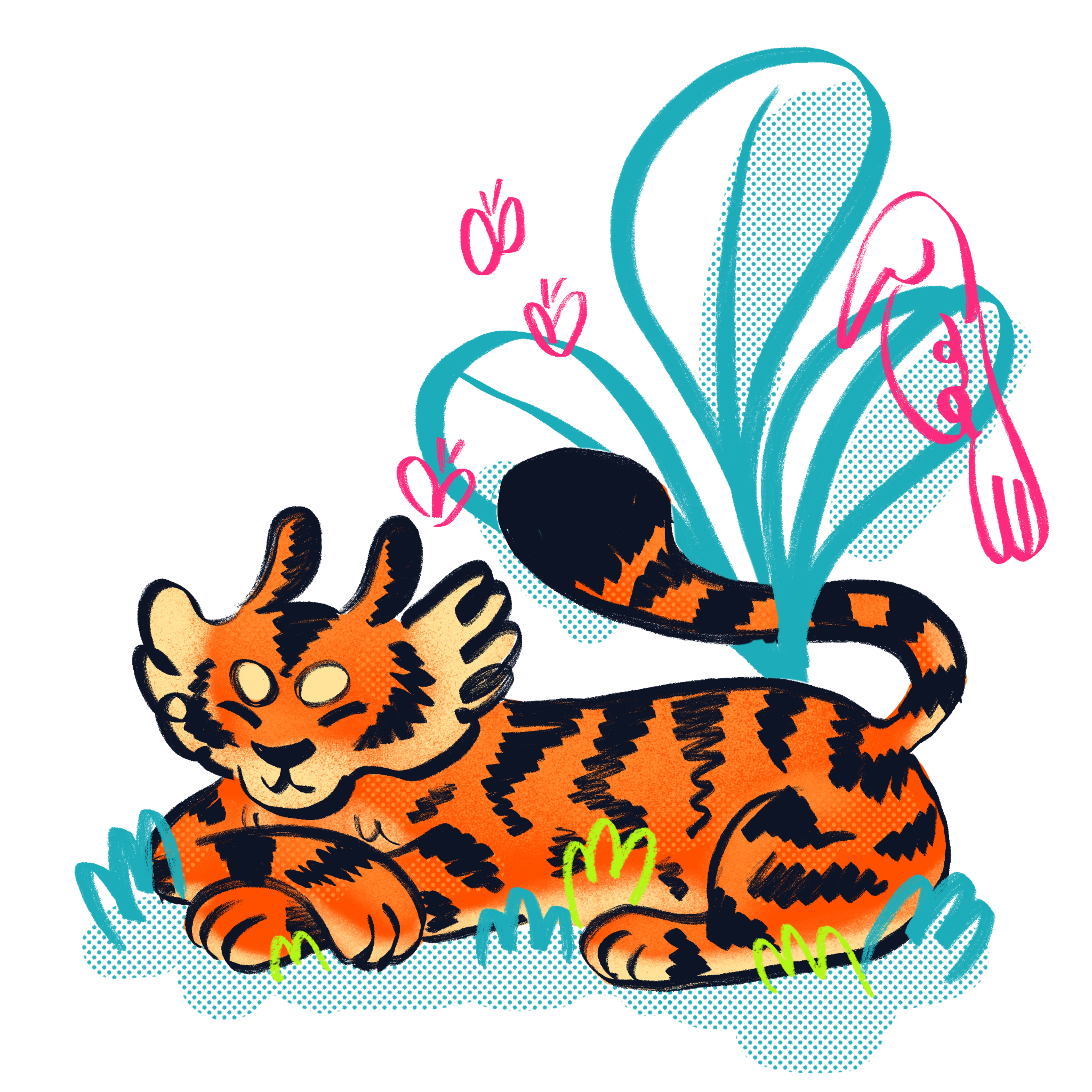 Ilustración de un tigre