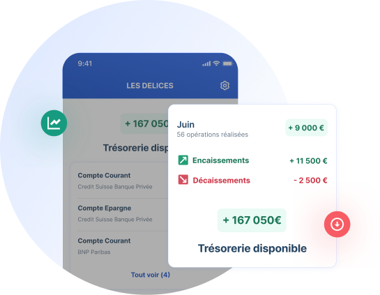 Accédez à votre solde de trésorerie