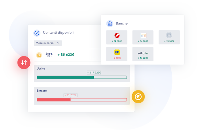 Automatizza e rendi più affidabile il monitoraggio cash flow in tempo reale.