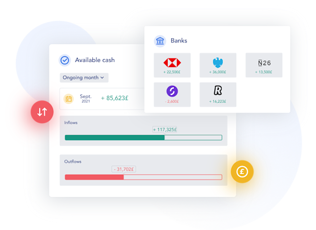 Easily track your available cash with Agicap