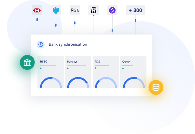 Agicap synchronises directly with your banks