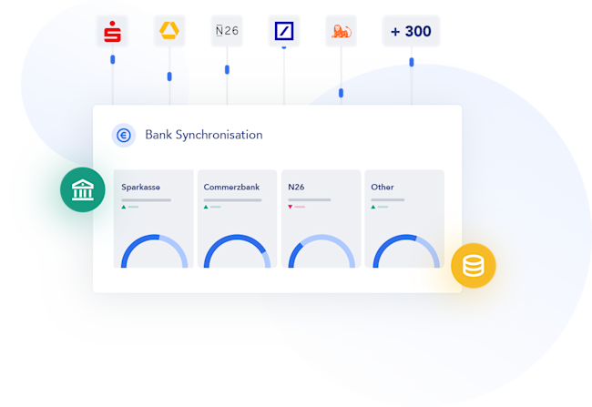 Agicap synkroniserer direkte med dine banker
