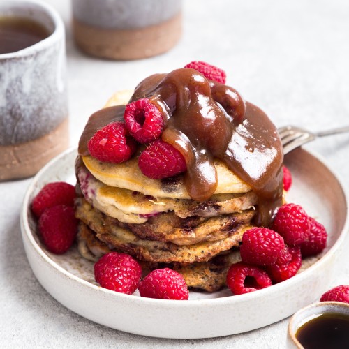 Raspberry & Chocolate Pancakes