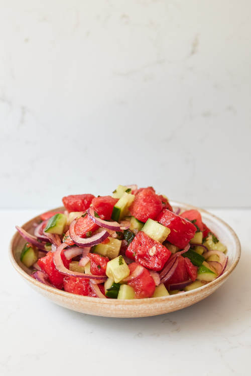 Watermelon & Balsamic Salad