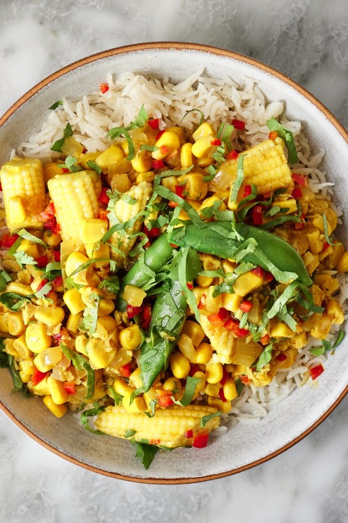 20-Minute Corn Curry
